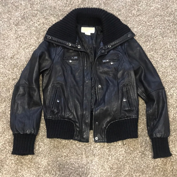Michael Kors Vintage Leather Jacket 